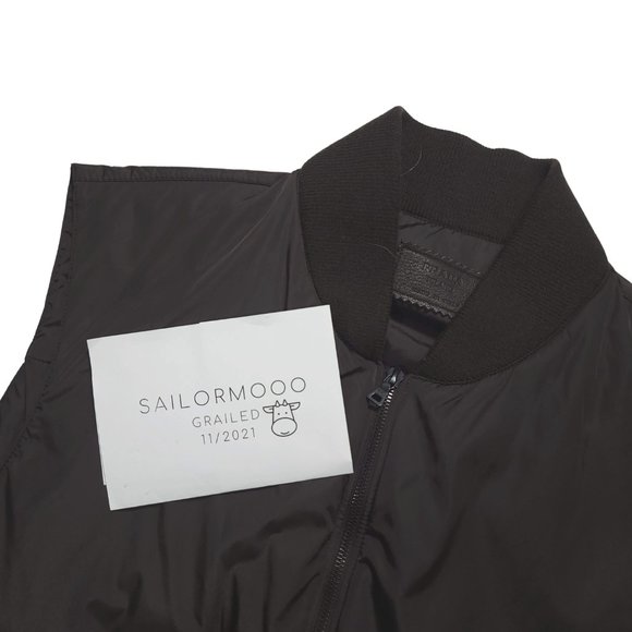 Prada Milano Runway Nylon Vest - Rich Chocolate Brown - Picture 6 of 7